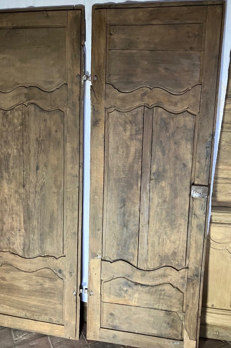 18th Century Oak Cupboard Facade -photo-1