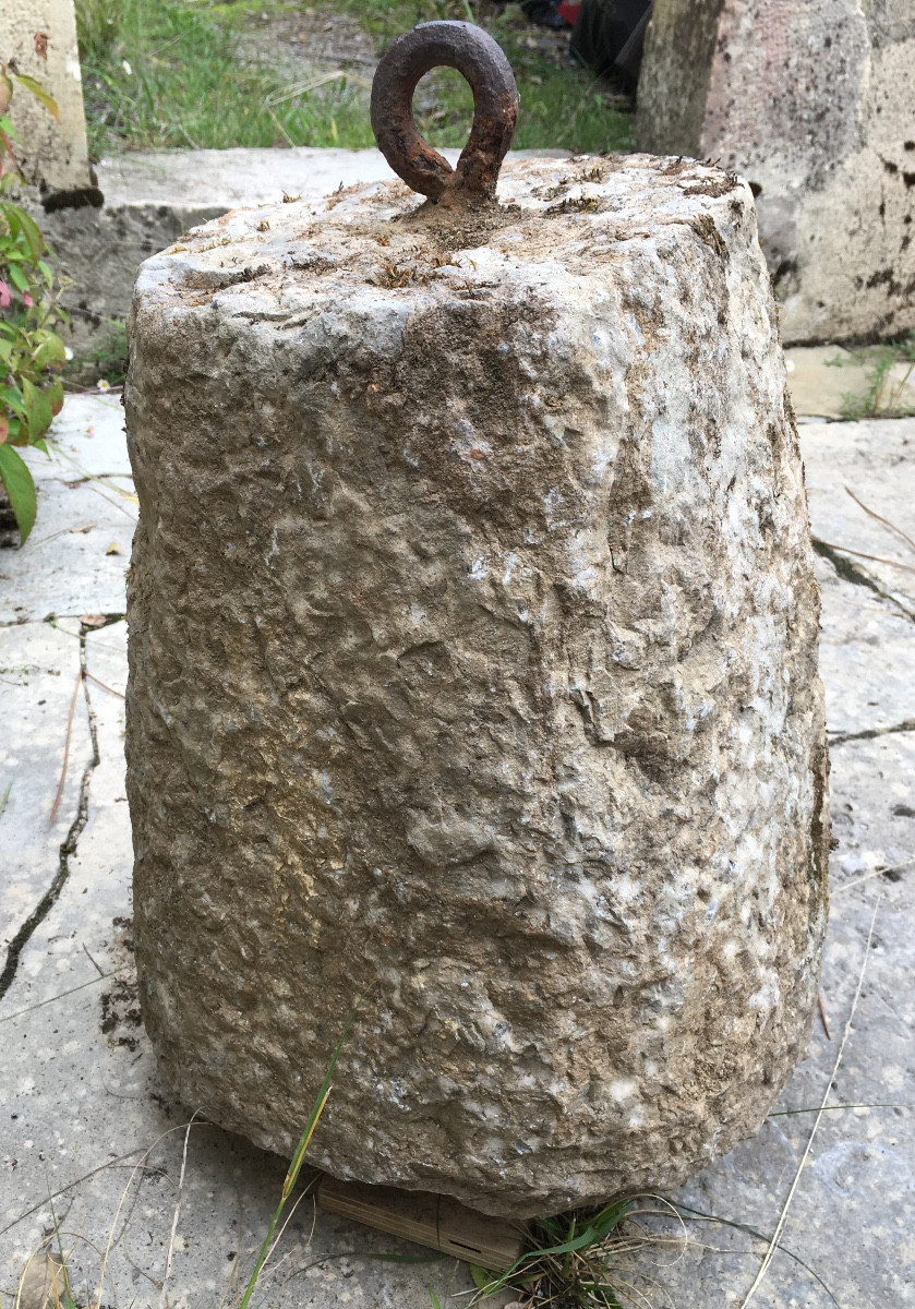 Stone Counterweight From The 17th Or 18th Century -photo-4