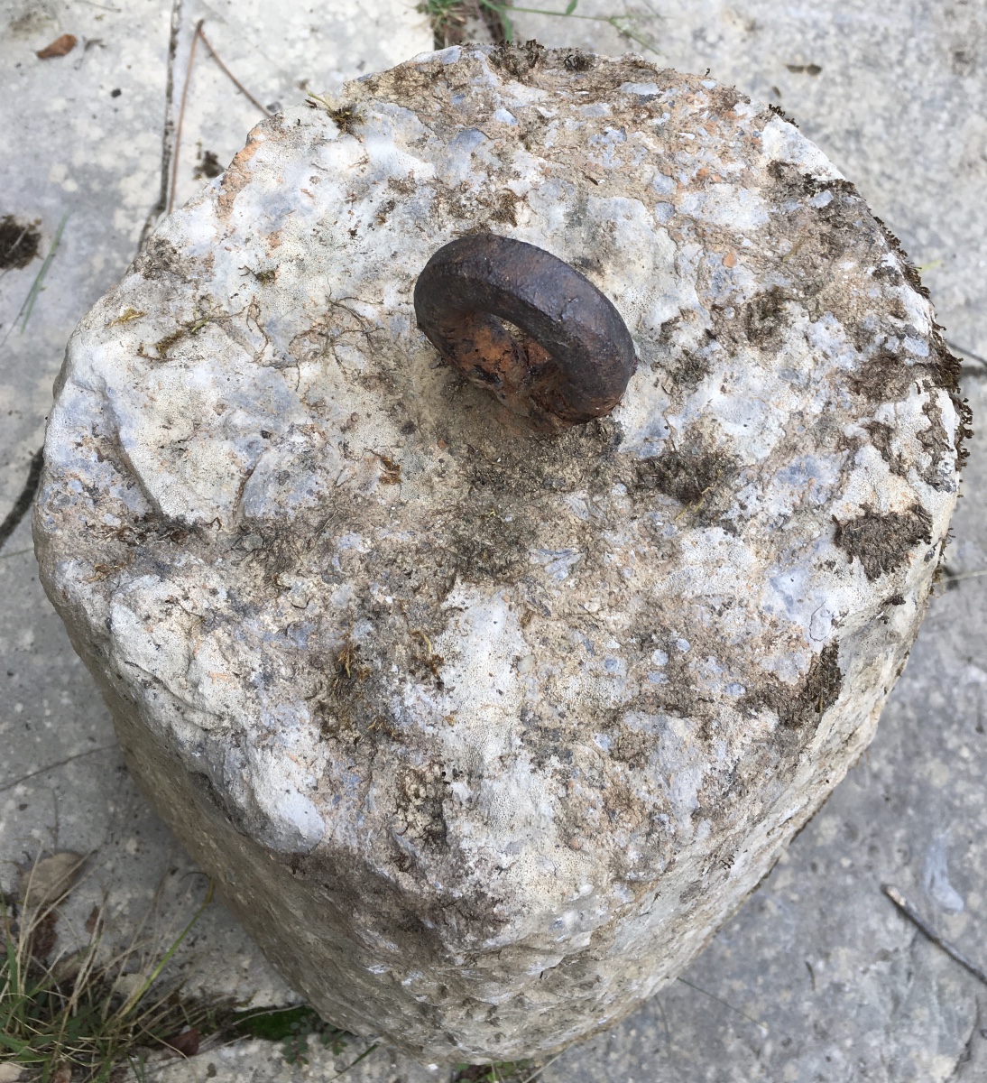 Stone Counterweight From The 17th Or 18th Century -photo-3