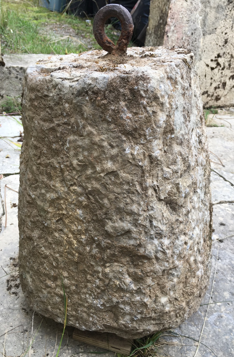 Stone Counterweight From The 17th Or 18th Century -photo-5