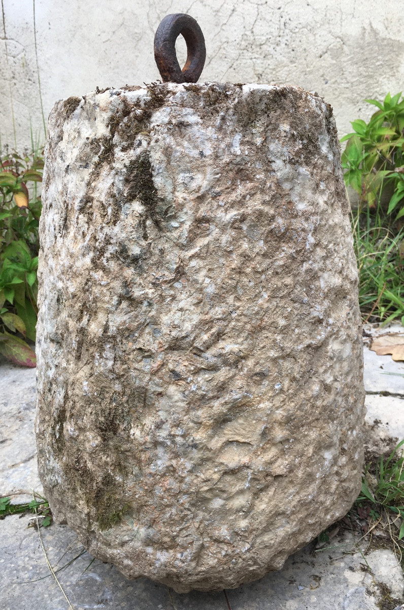 Stone Counterweight From The 17th Or 18th Century -photo-8