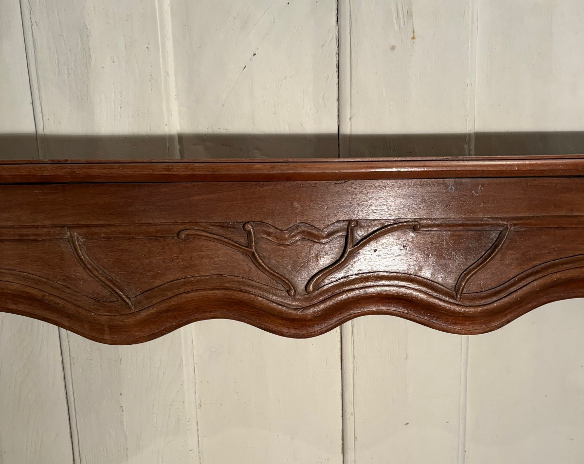 Cheminée en cerisier XIX ème -photo-4