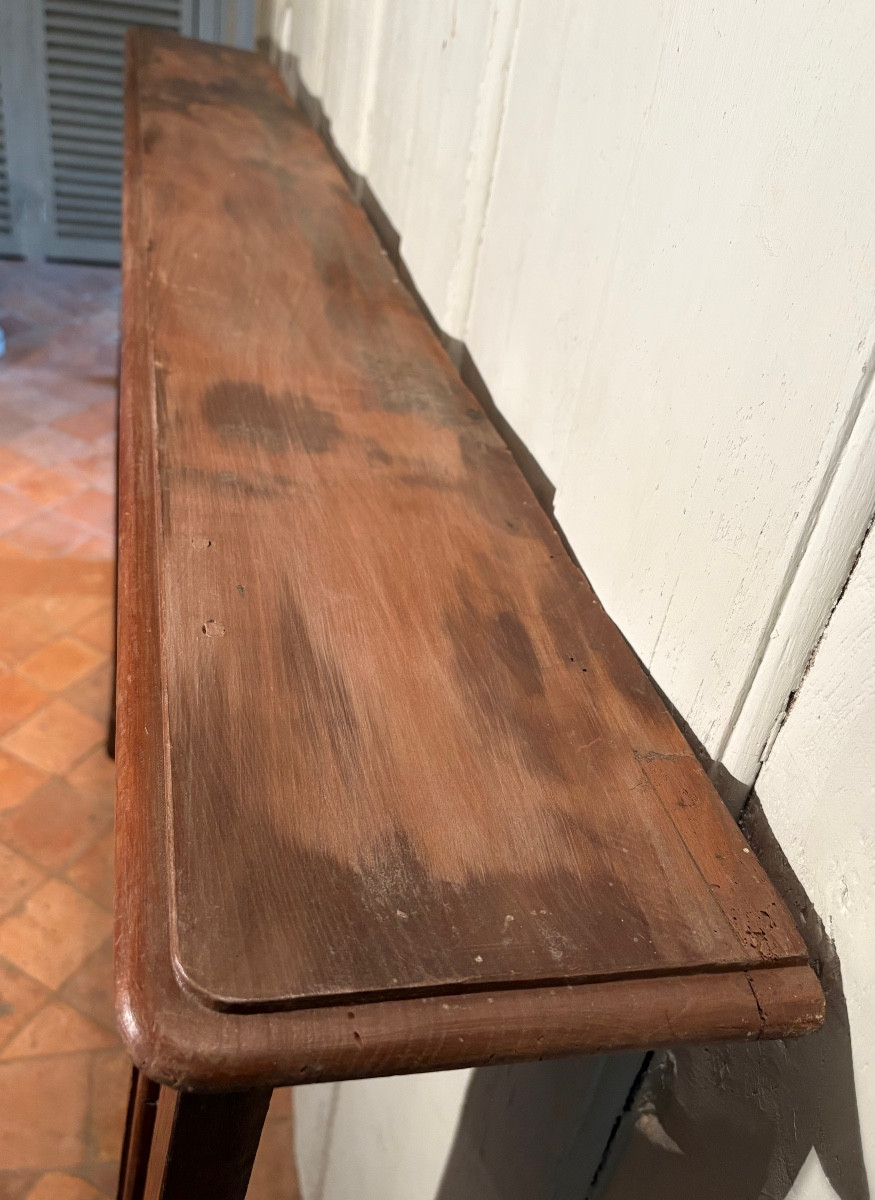 Cheminée en cerisier XIX ème -photo-1