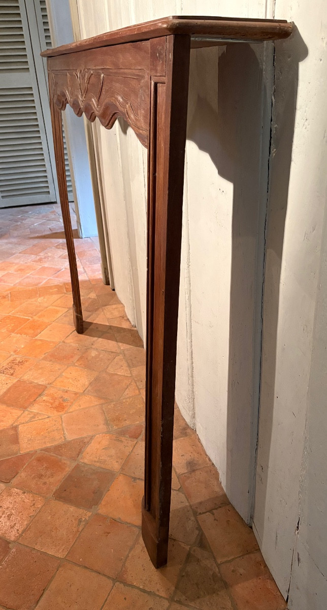 Cheminée en cerisier XIX ème -photo-2