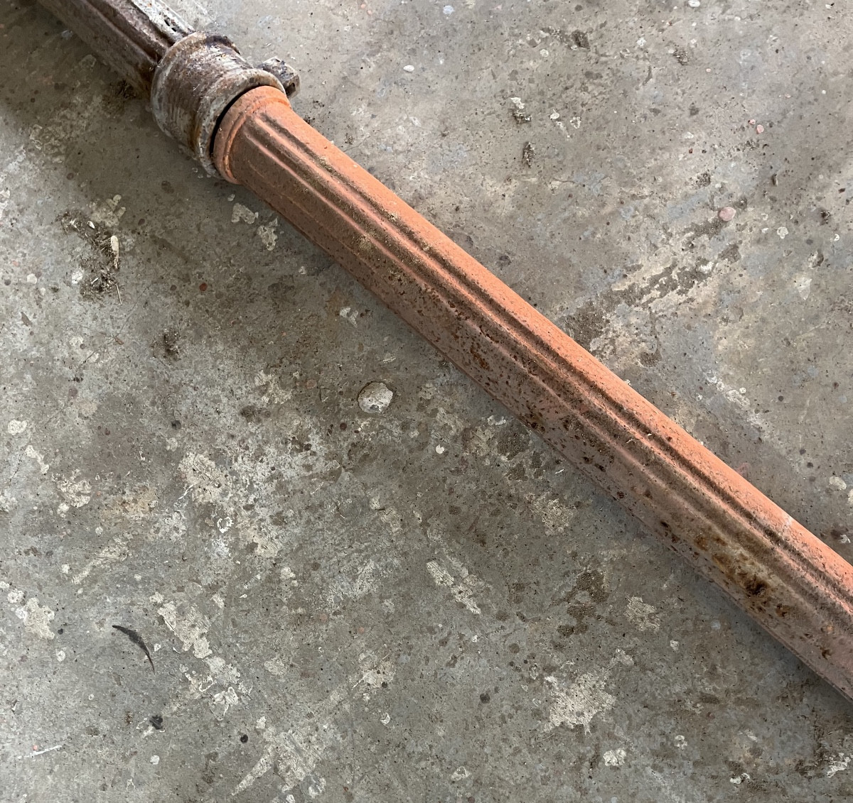 Descentes d’eau pluviale en fonte XIX ème -photo-2