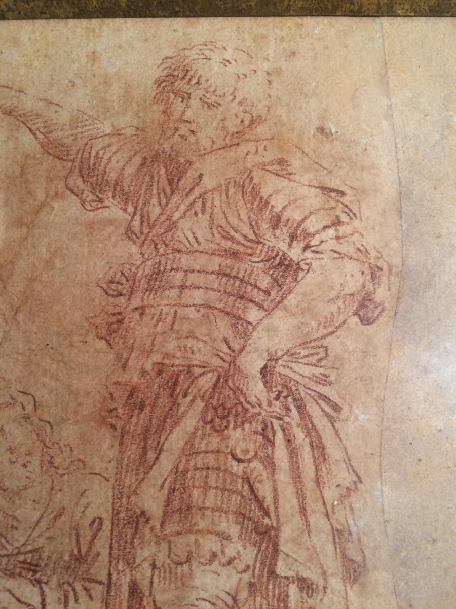 Dessin à La Sanguine, Ecole Allemande XVI ème