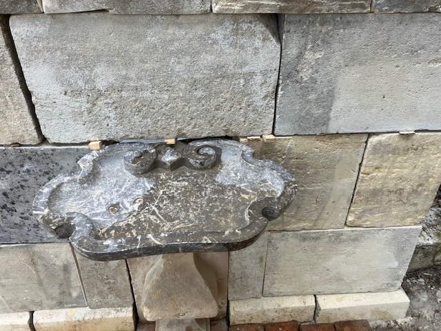 Stone Fountain With A Marble Basin And A Lead Spout To Be Fitted As A Spout-photo-4