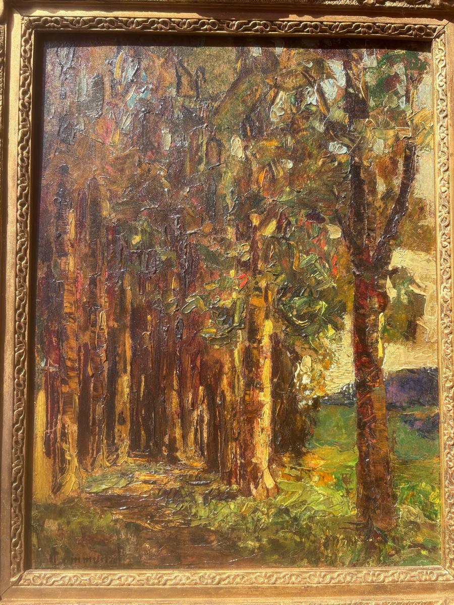 Forest Landscape By Joseph Victor Communal, 1874–1962-photo-2