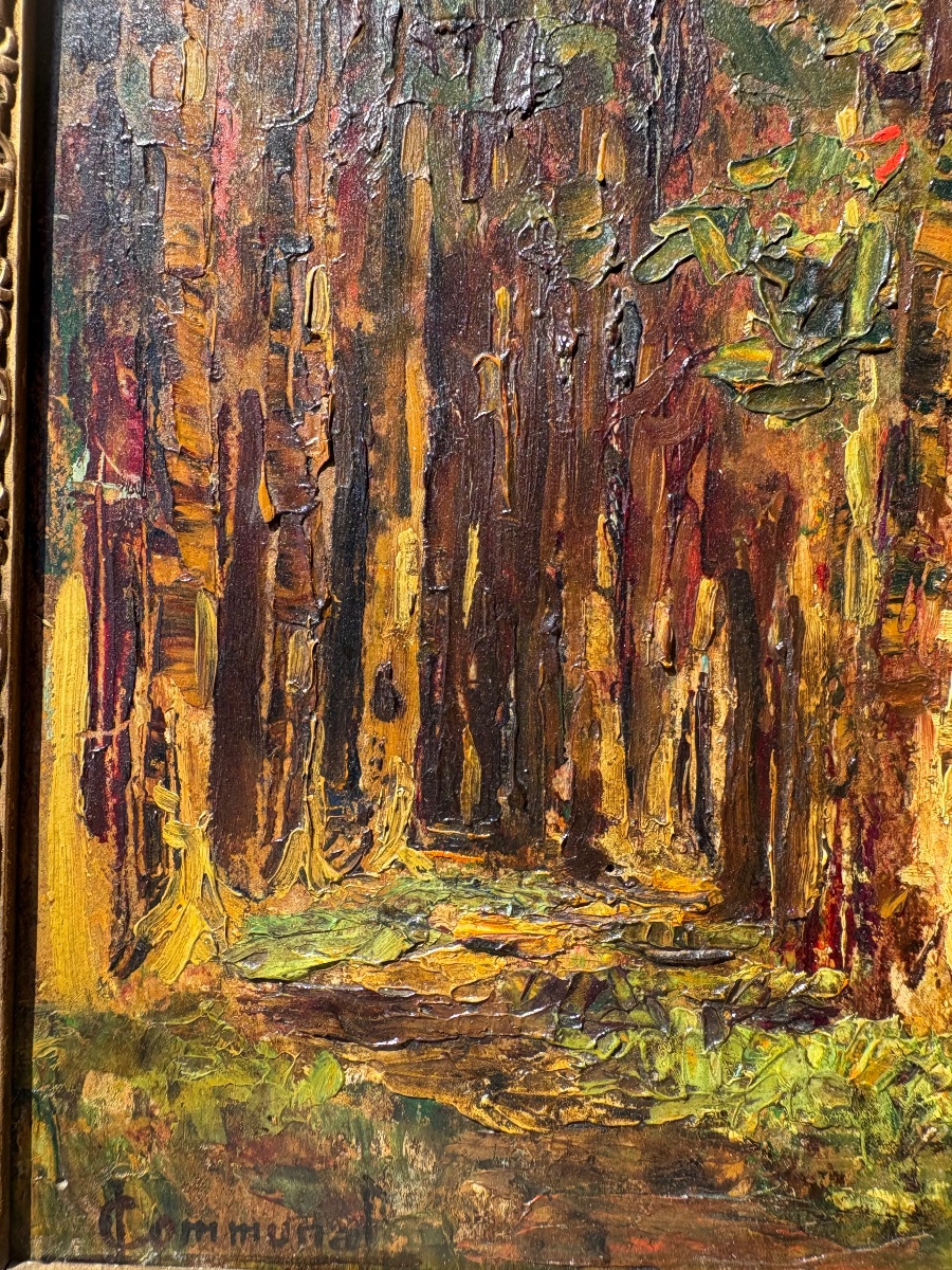 Forest Landscape By Joseph Victor Communal, 1874–1962-photo-3
