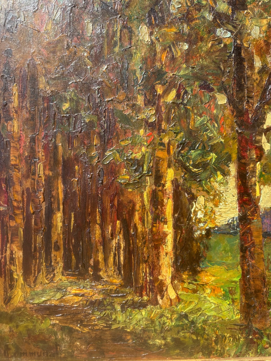 Forest Landscape By Joseph Victor Communal, 1874–1962-photo-1