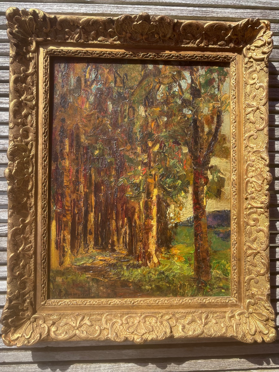 Forest Landscape By Joseph Victor Communal, 1874–1962