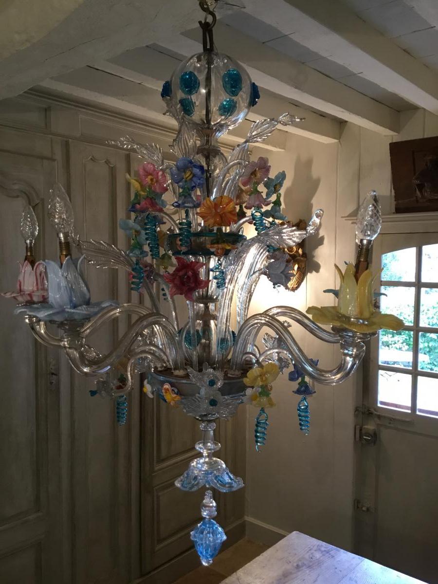 Murano Chandelier, From The Compagnia Venezia Murano, Late Nineteenth