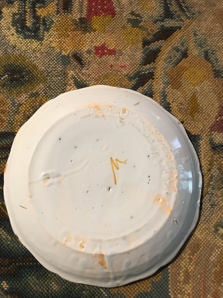 Eighteenth Nevers Earthenware Plate-photo-2