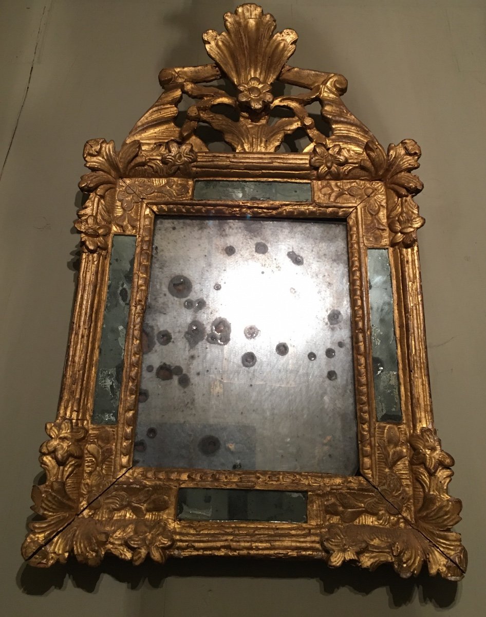 Regency Gilded Wood Mirror-photo-2