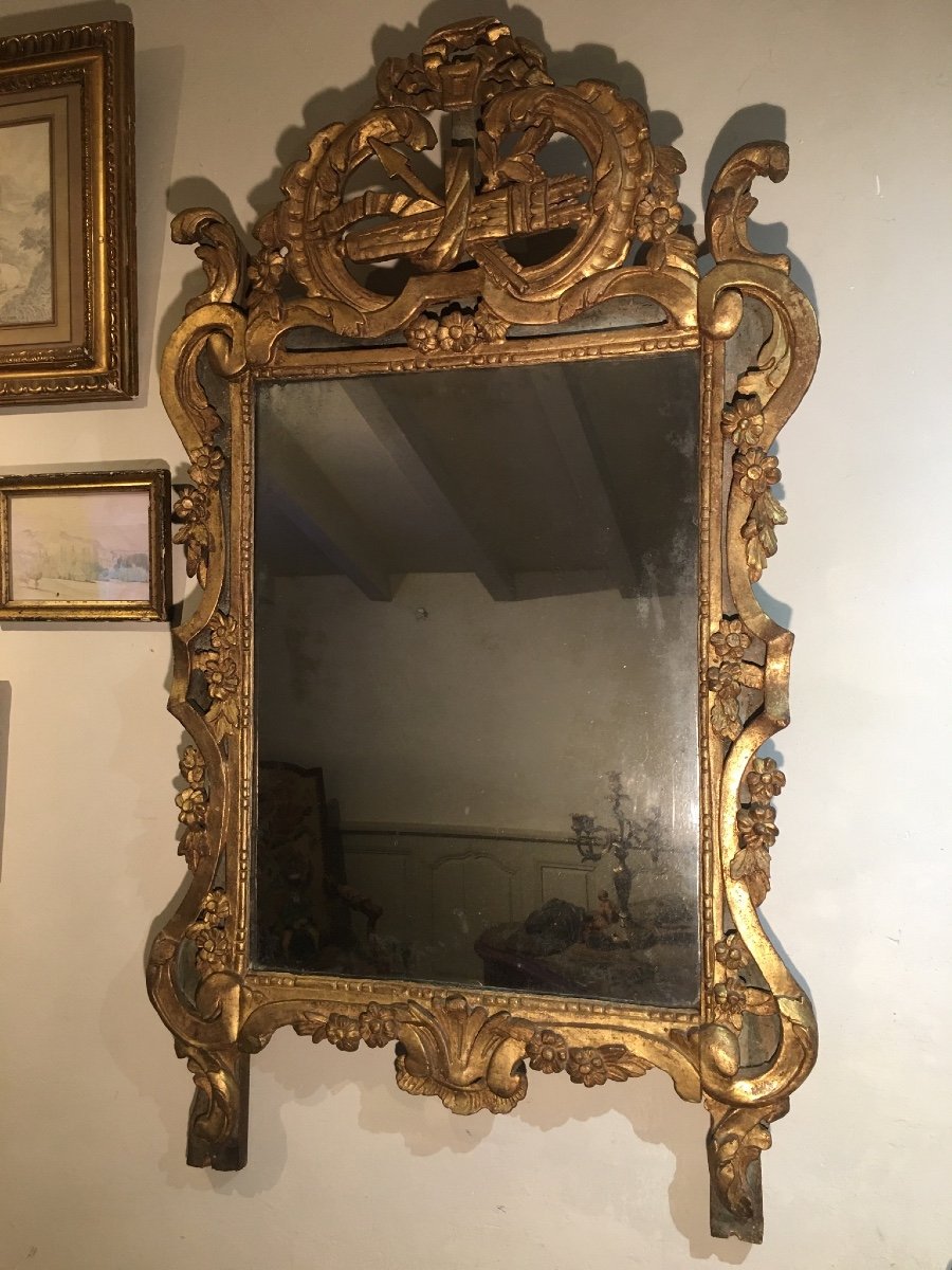 XVIIIth Fronton Mirror