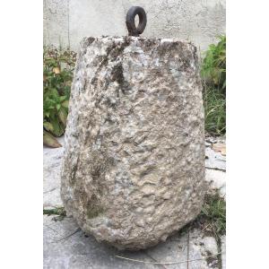 Stone Counterweight From The 17th Or 18th Century 