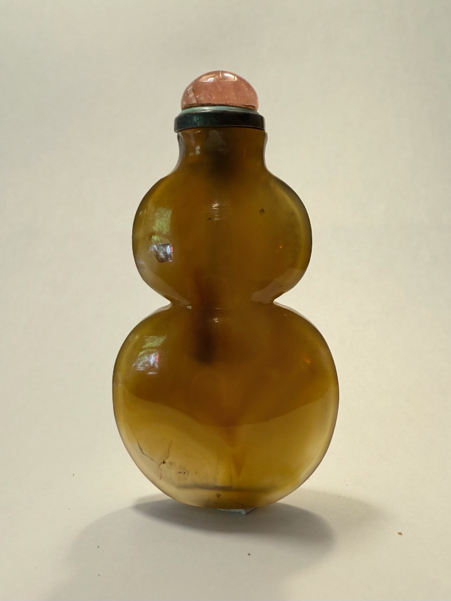 Tobacco Box In Ochre Agate