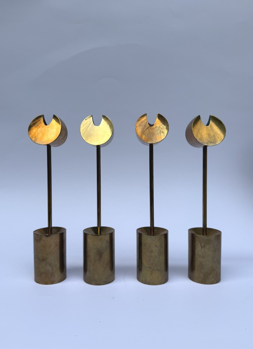  Pierre FORSELL (1925 - 2004) candélabres