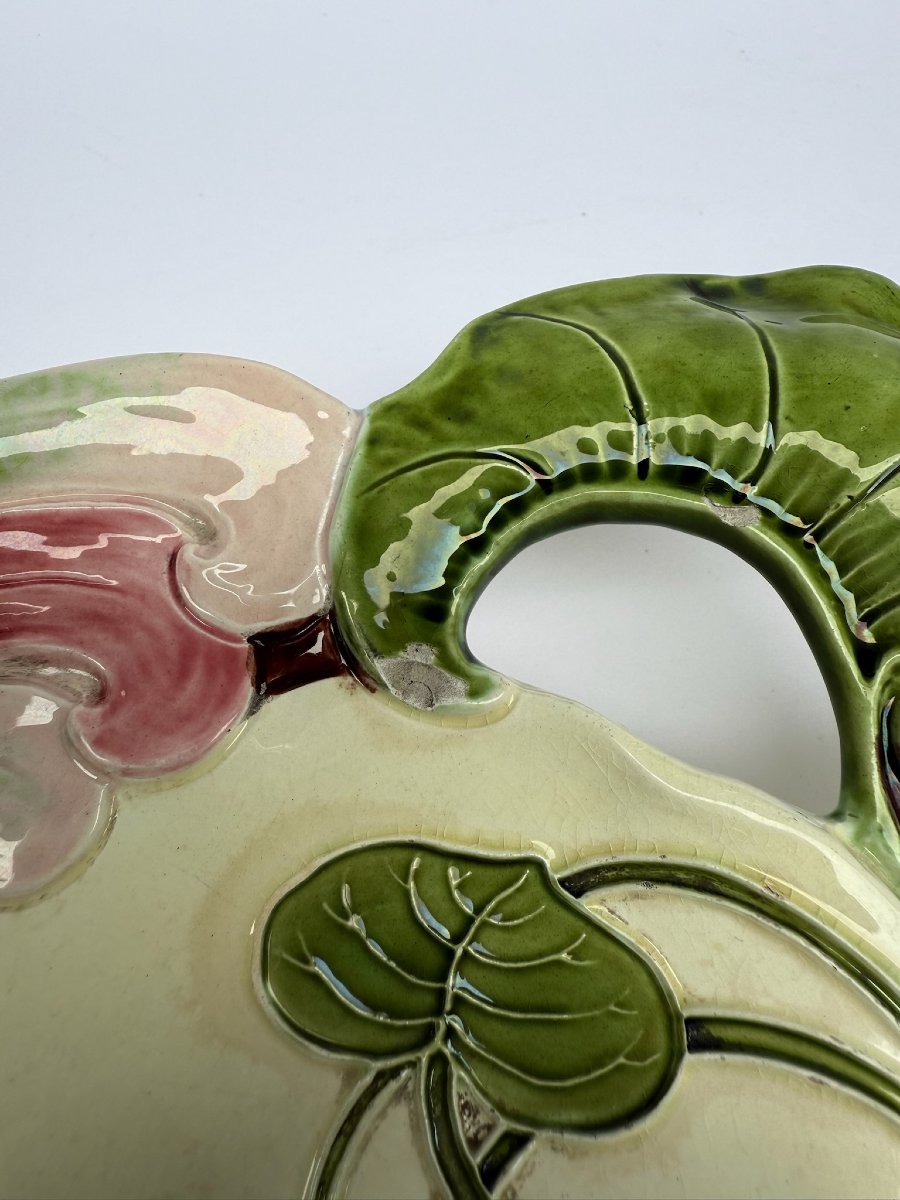 Ceramic Asparagus Dish And Drainer – 19th Century-photo-2