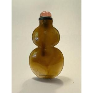 Tobacco Box In Ochre Agate