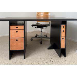 Gianfranco FRATTINI (1926 - 2004) bureau plat "Proust"