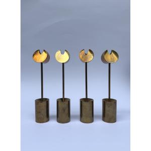  Pierre FORSELL (1925 - 2004) candélabres
