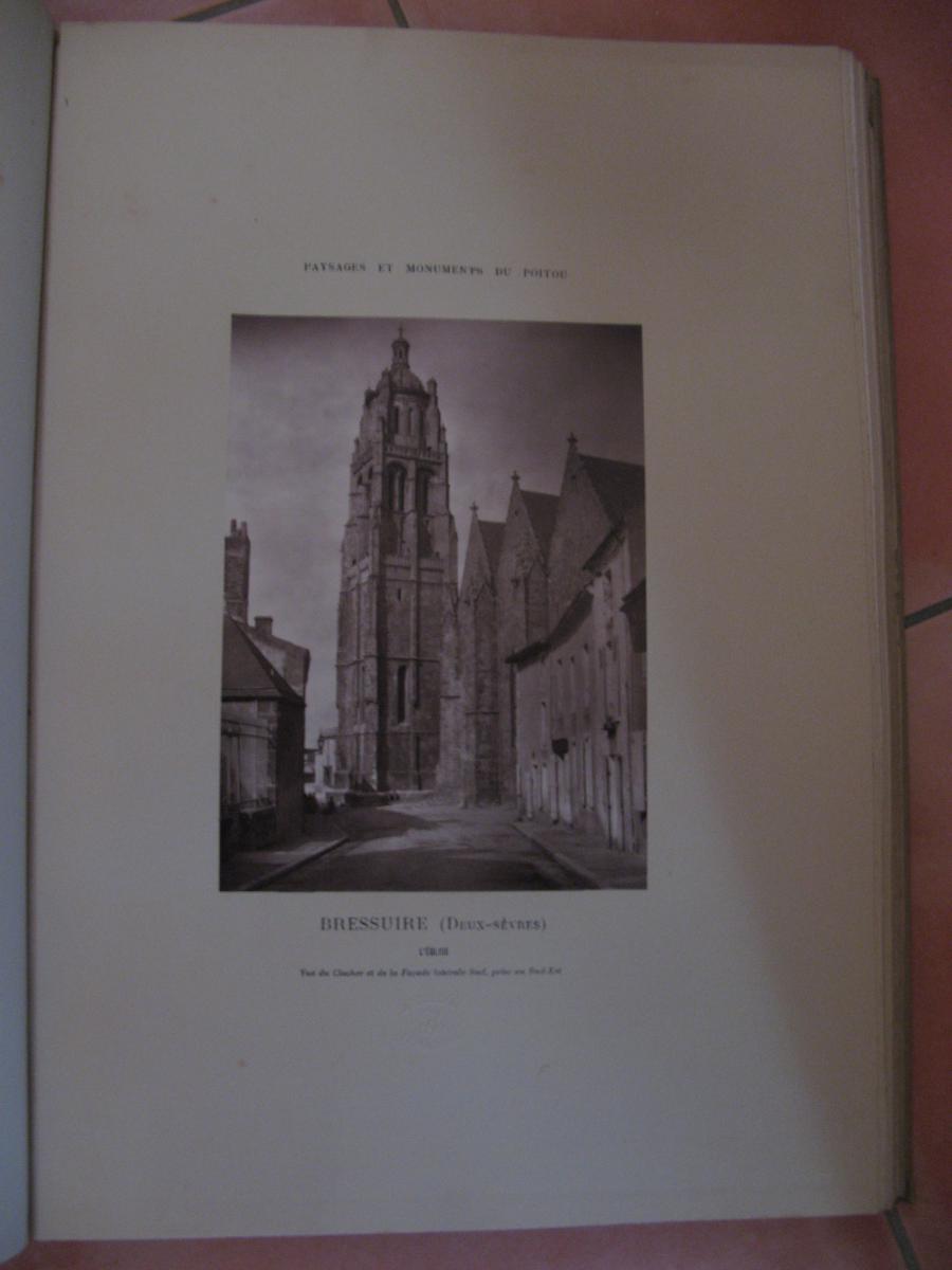 Book, Landscapes And Monuments Of Poitou Photographed By Jules Robuchon.-photo-2