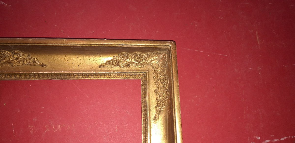 19th Century Frame, In Golden Wood.-photo-3