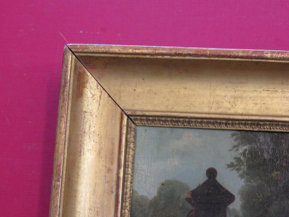 Painting, Two Children Picking Cherries, Then The 19th.-photo-1