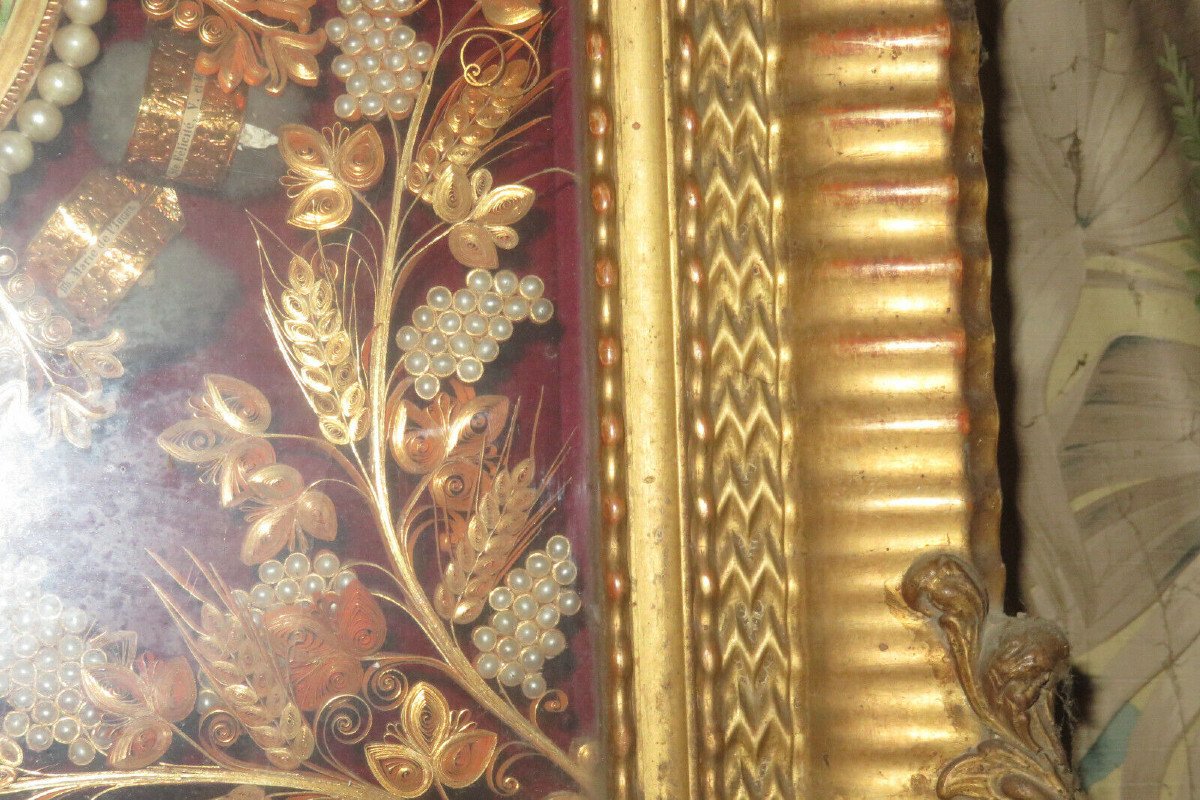 Early 19th Century Reliquary Frame.-photo-4