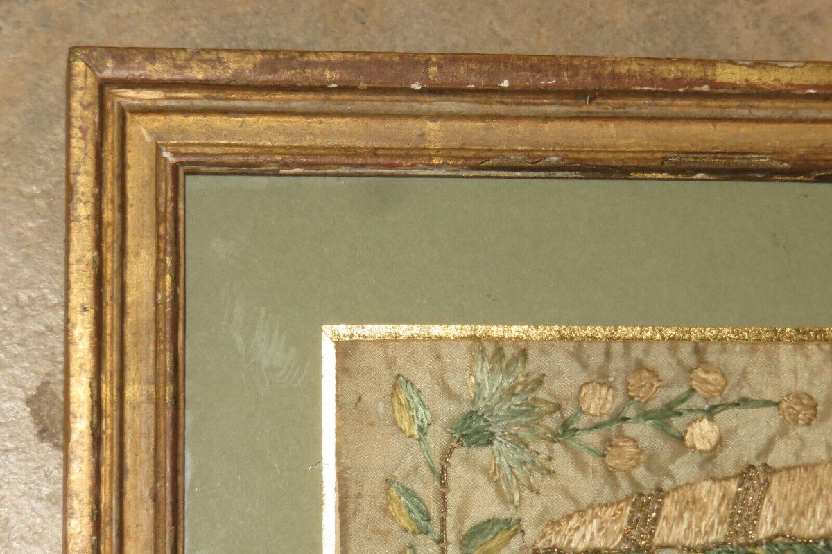 Holy Shroud In Embroidered Fabric, 18th Time.-photo-4
