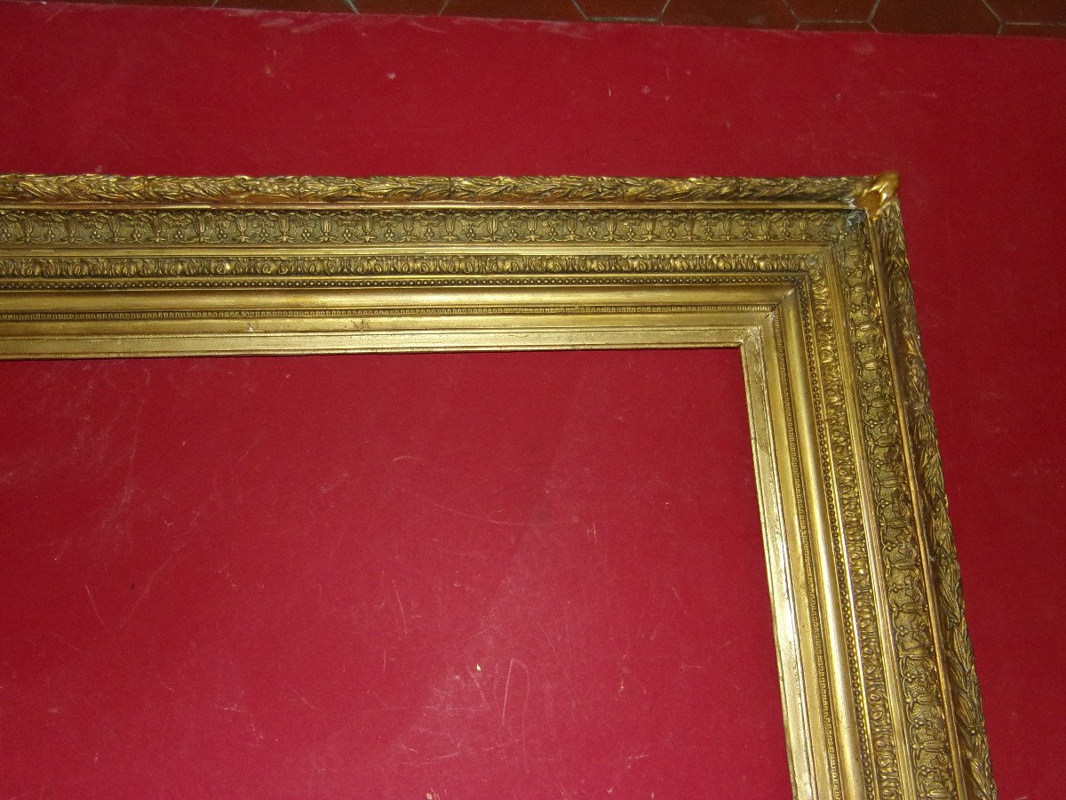 19th Century Frame, In Golden Wood.-photo-3