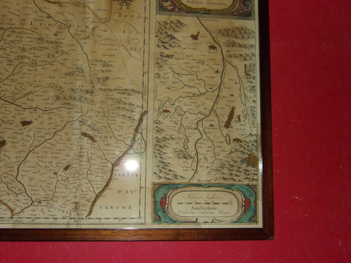 Carte Du Limousin époque 18ème.-photo-4