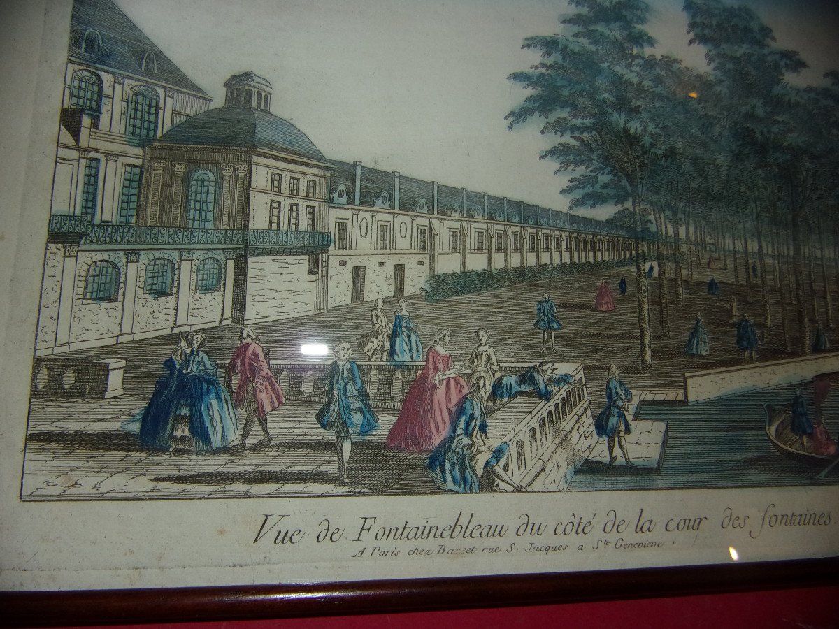 Fontainebleau, Optical View, 18th Century.-photo-3