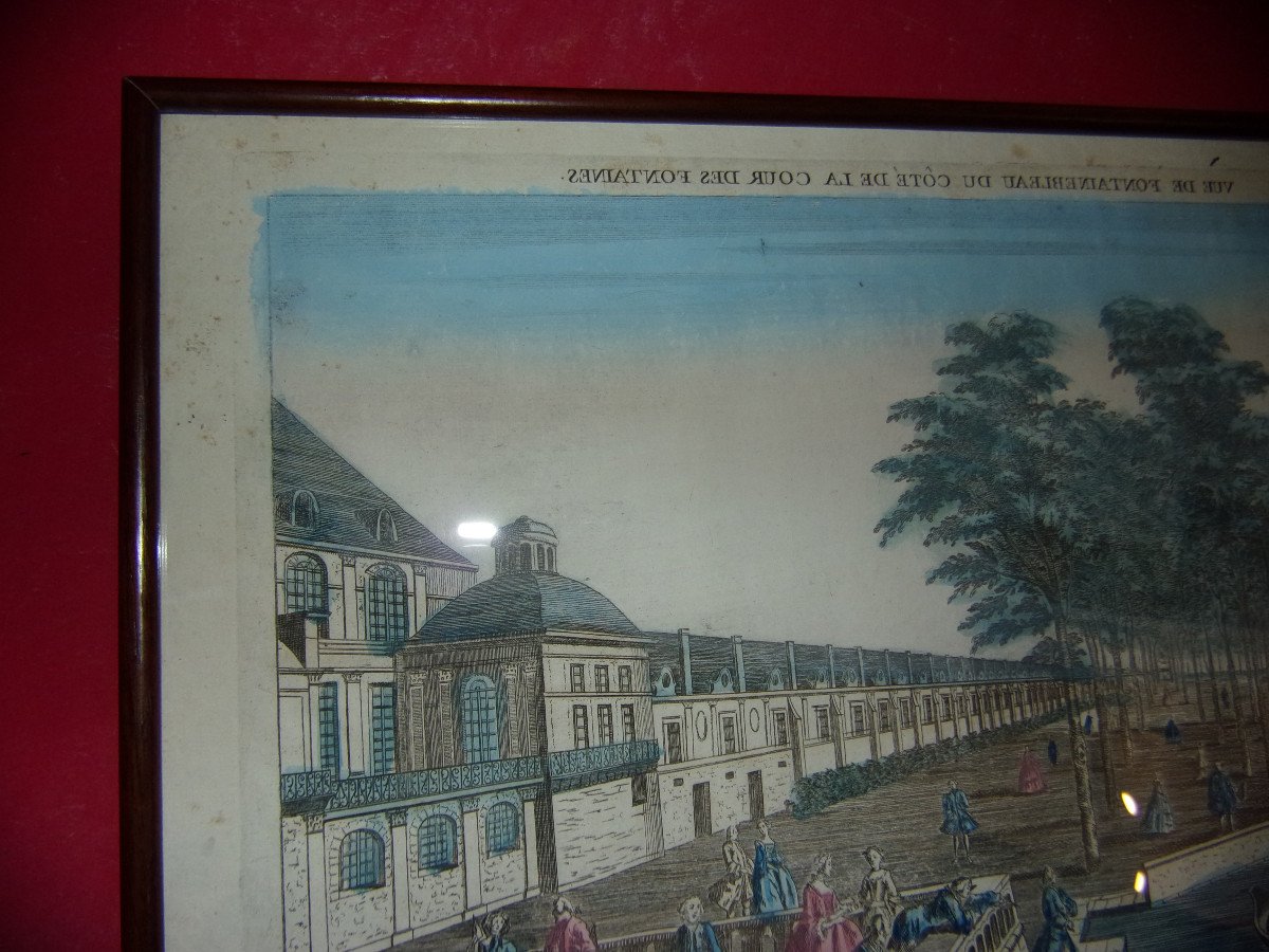 Fontainebleau, Optical View, 18th Century.-photo-4