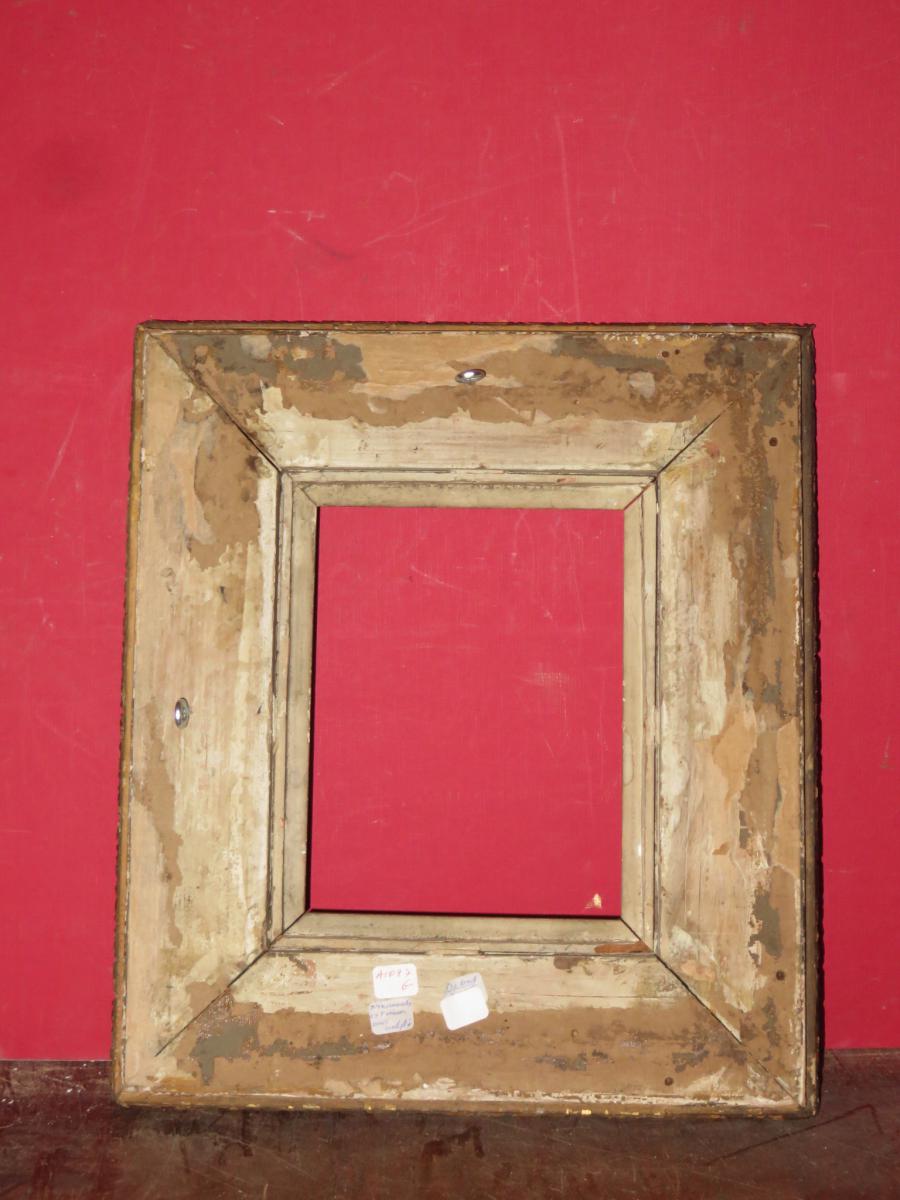 Cadre époque Début 19ème En Bois Doré.-photo-3