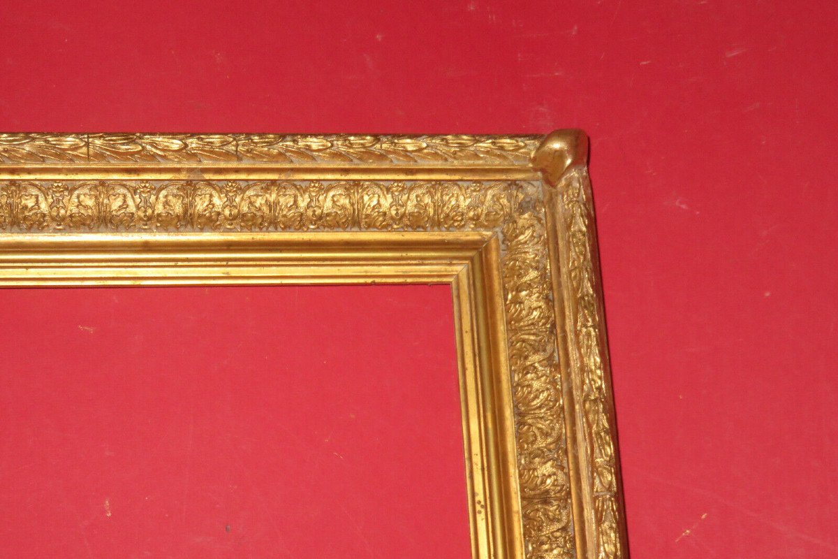 19th Century Frame, In Golden Wood.-photo-2