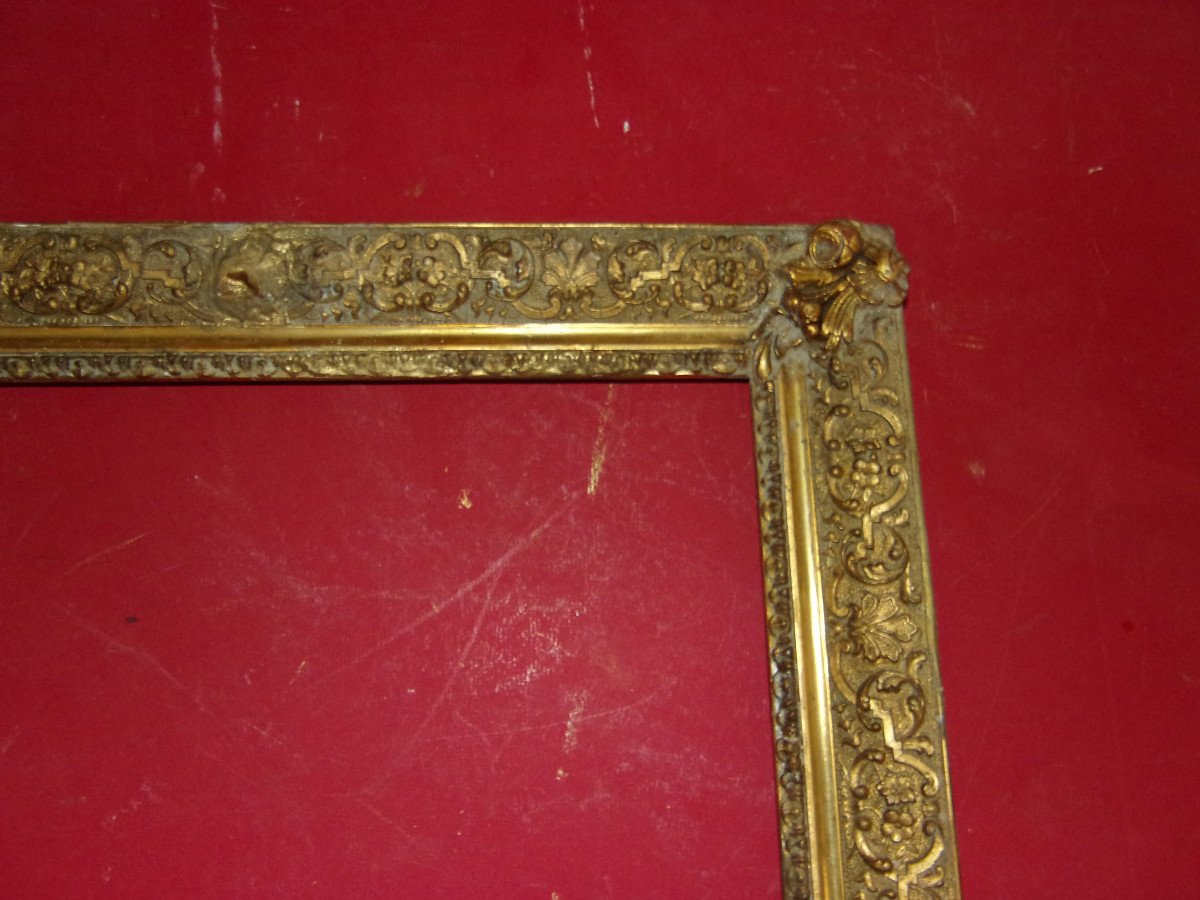 19th Century Frame, In Golden Wood.-photo-3