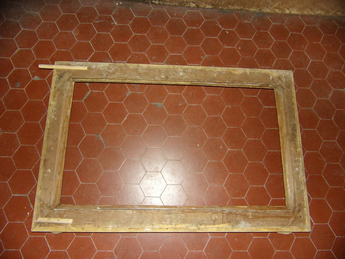 19th Century Frame, In Golden Wood.-photo-5