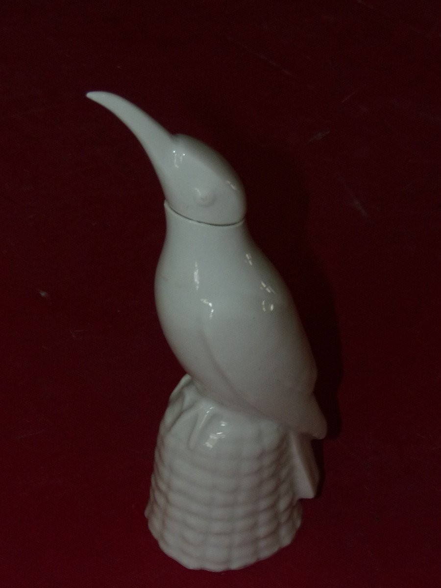The “martin Pécheur” Sandoz Edouart Porcelain Published By Haviland Limoges, Art Deco.