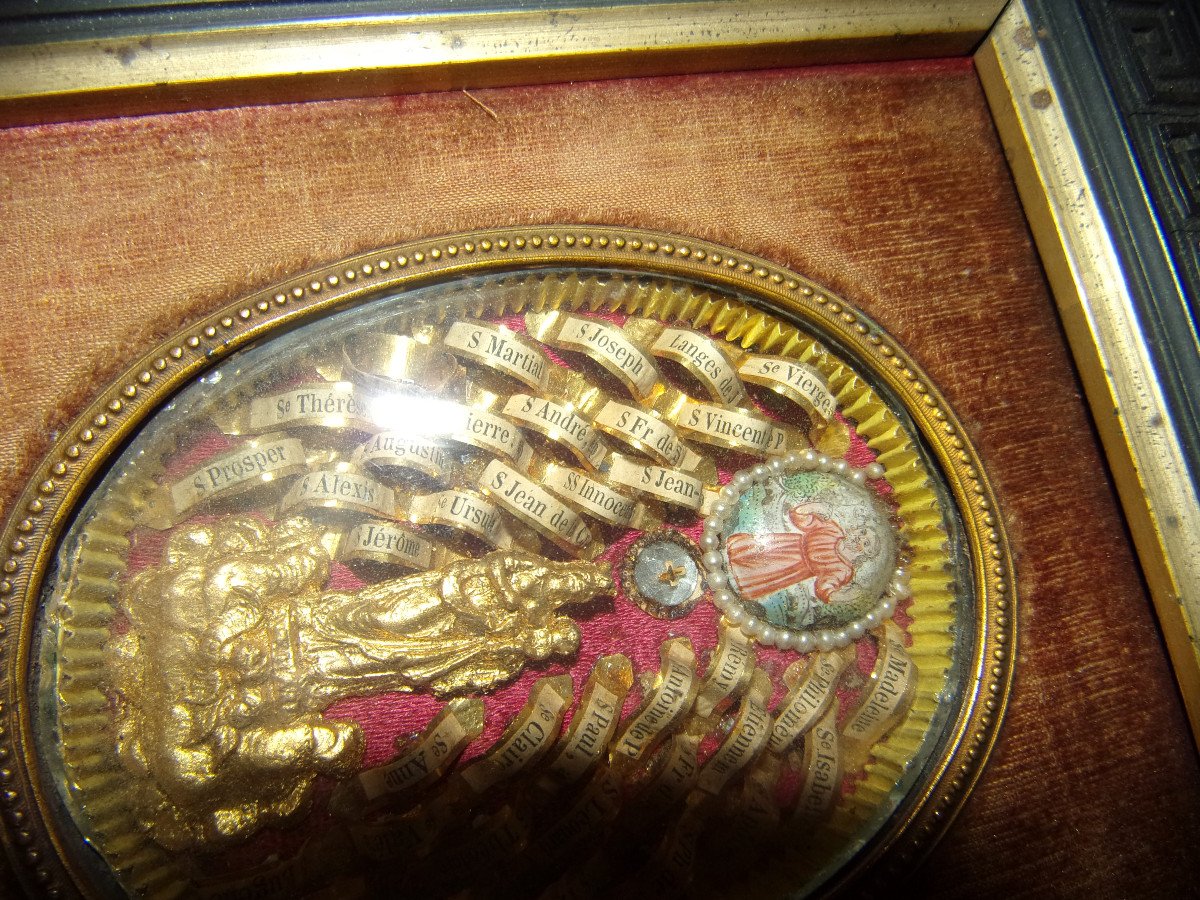 19th Century Reliquaries Frame.-photo-2