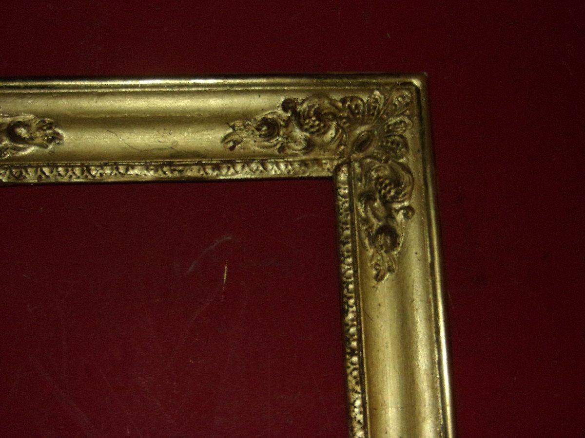 19th Century Frame, In Golden Wood.-photo-3