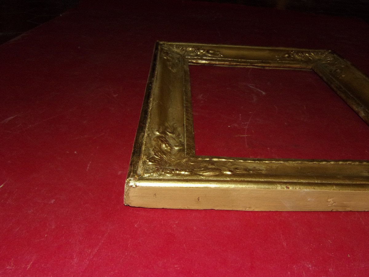 19th Century Frame, In Golden Wood.-photo-2