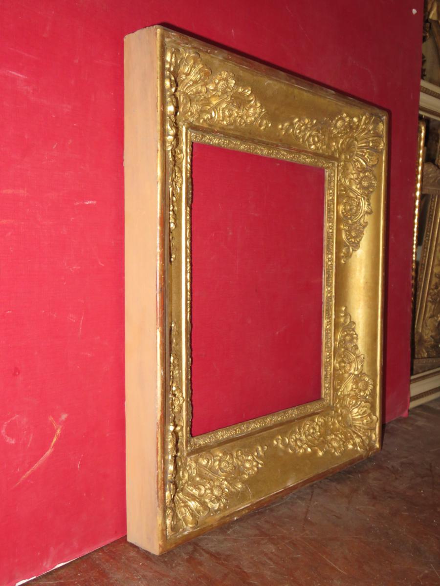 Cadre époque 19ème En Bois Doré.-photo-2
