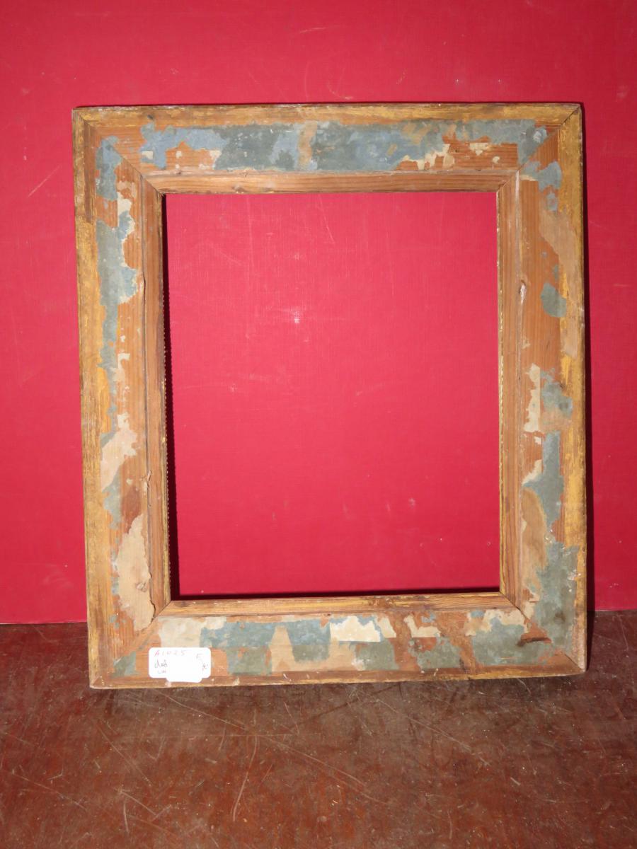 Cadre époque fin 18ème En Bois Doré.-photo-3