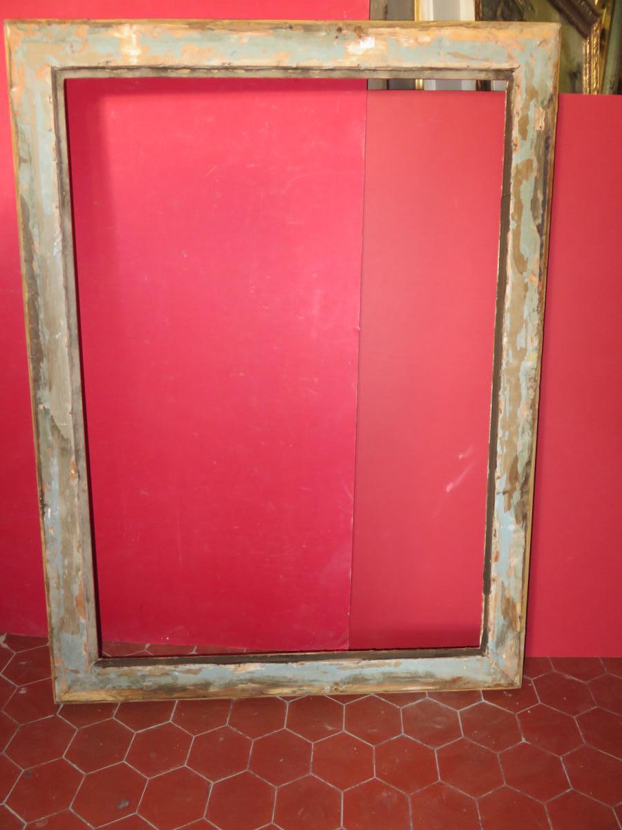 Paire De Cadres époque 19 ème, En Bois Doré.-photo-5