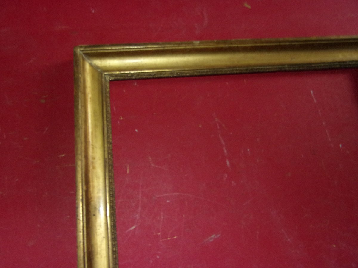 18th Century Frame, Louis XVI In Golden Wood.-photo-2