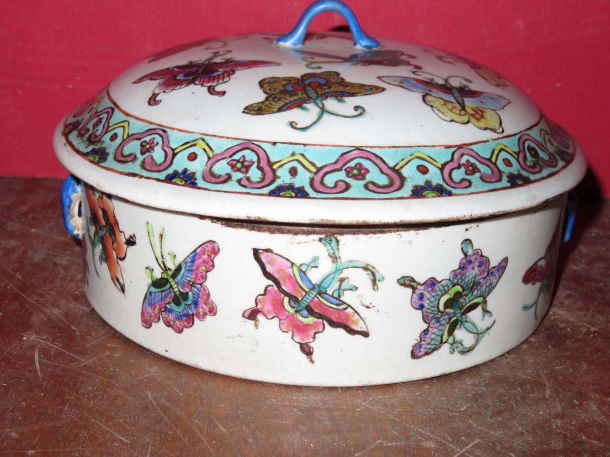 Tureen Porcelain China 19th Time.-photo-2