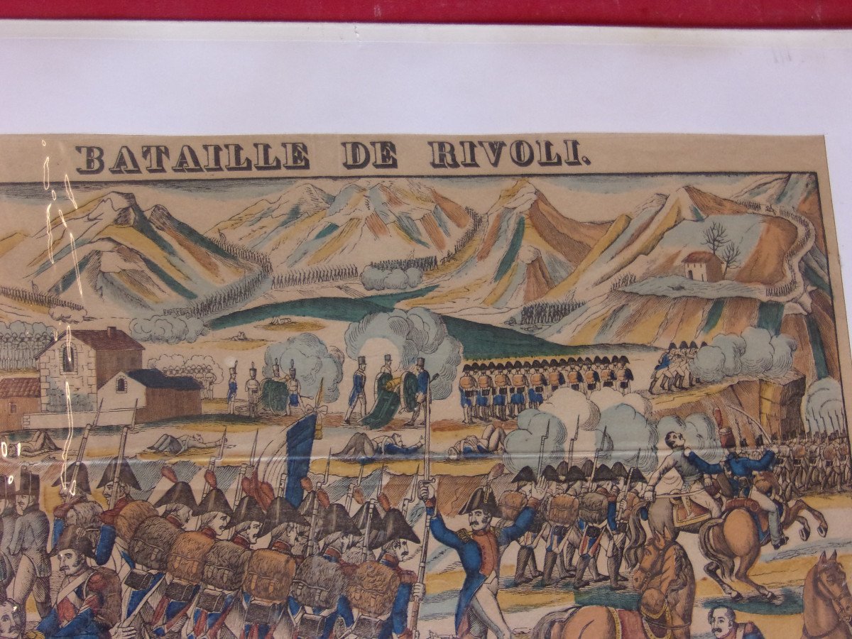 "battle Of Rivoli", General Bonaparte, Image From épinal, 19th Century.-photo-1