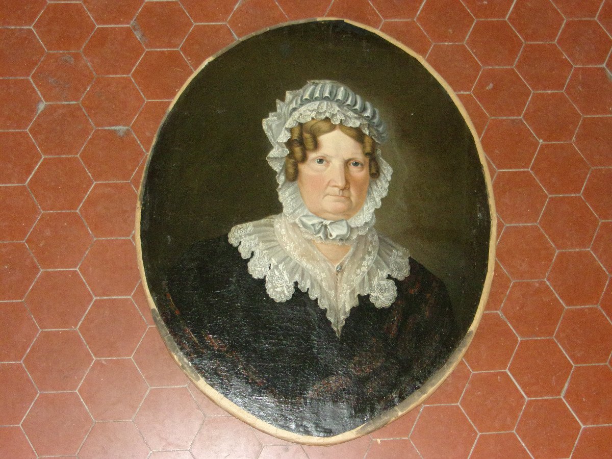 Lady Revêche, 19th Century Painting.